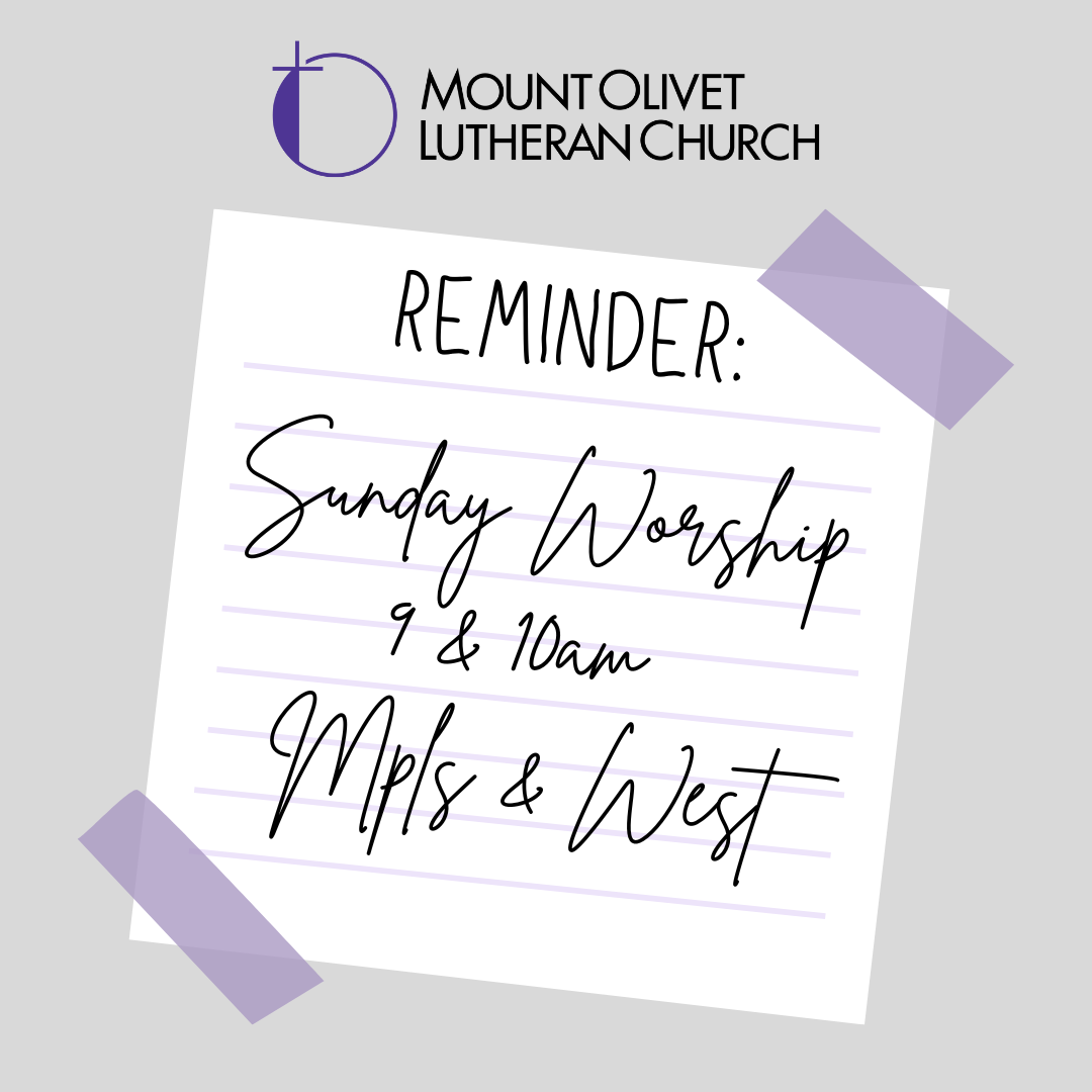 Summer Worship Hours Begin! Mount Olivet